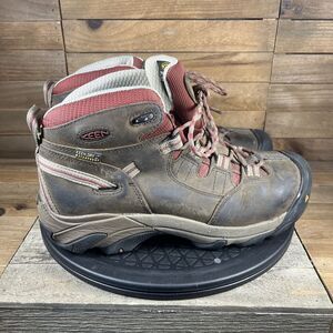 KEEN Utility Womens Sz 9.5 Detroit XT Mid Height Waterproof Work Boots Steel Toe